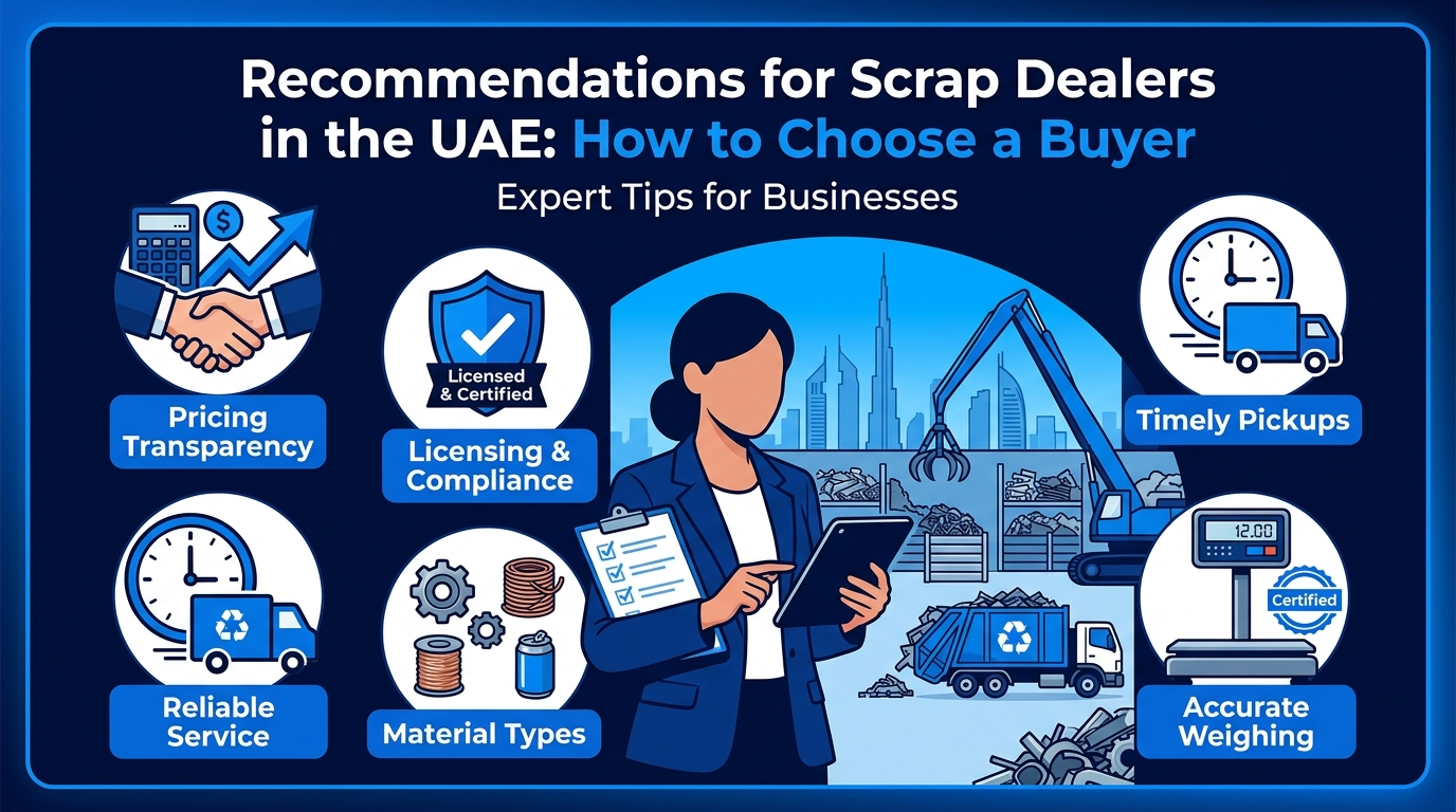 Recommendations for Scrap Dealers in the UAE How to Choose a Buyer